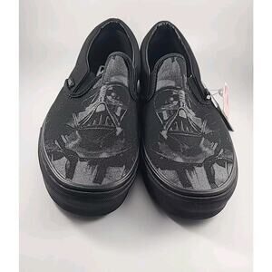 VANS "Off the Wall" SW Darth Vader Classic Slip On Men's size 8.5 US w/Tags
